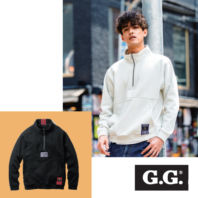 sowa1524-10トレーナー（ハーフジップ）