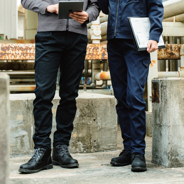 sowa3052-08 カーゴパンツ（ワンタック、脇ゴム）