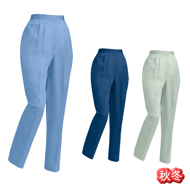 3104XEBEC(ジーベック)レディススラックス