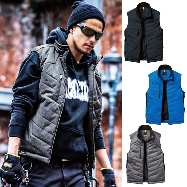 7414 BURTLE 防風ストレッチ防寒ベスト（ユニセックス）｜バートル作業服通信販売「作業服のナカノ」