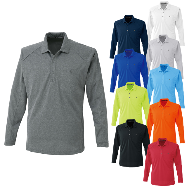 A-4378長袖ポロシャツCO-COS(コーコス)作業服