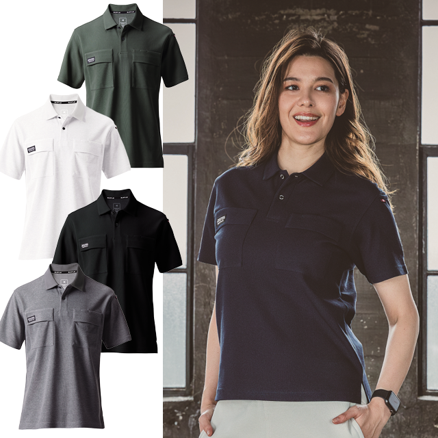 517BURTLE（バートル）半袖ポロシャツ