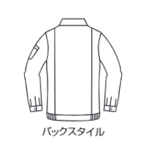 BURTLE(バートル)作業服600長袖ジャケットバックスタイル